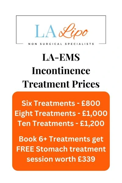 LA-EMS Incontinence Treatment Prices Harlow