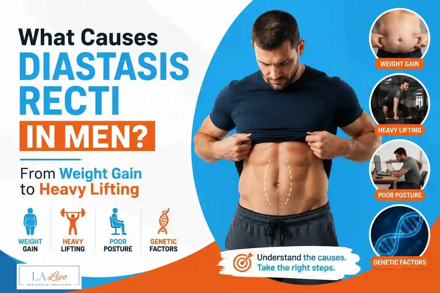 What Causes Diastasis Recti in Men? From Weight Gain to Heavy Lifting Harlow